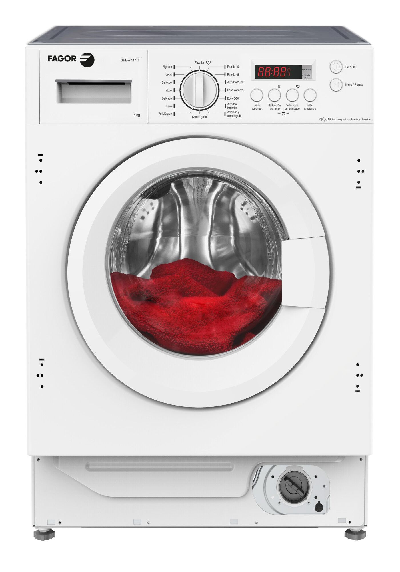 Máquinas de lavar e secar roupa integradas 3FE-7414IT Fagor