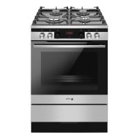 Fogão elétrico a gás de instalação livre 3CLG-610BX